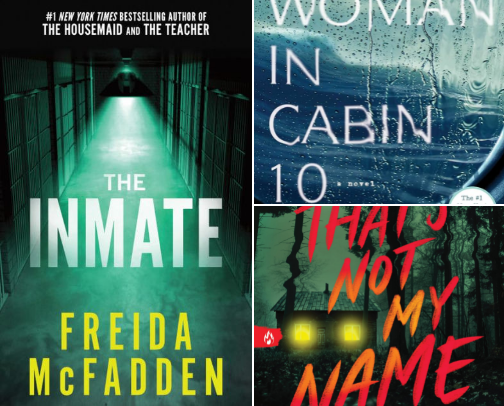 Mystery/Thriller book recs🤯 cover photo collage