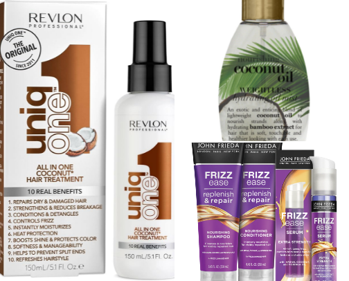 hair products✨ cover photo collage
