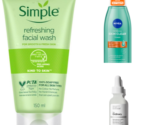 My Affordable Acne Routine for Clear, Smooth & Glass Skin (Beginner Friendly) cover photo collage