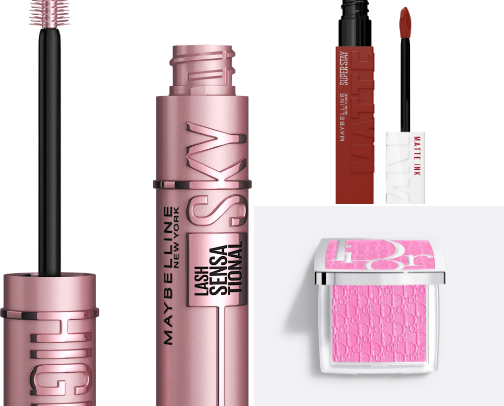 Beauty makeup essentials💄 cover photo collage