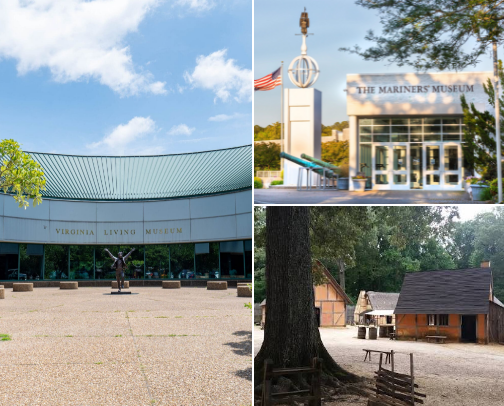 Things to do in Newport News, VA with kids cover photo collage