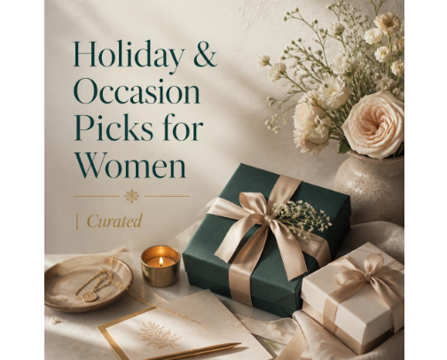 🎄 Holiday & Occasion Picks for Women | Curated Lifestyle Gifts cover photo collage