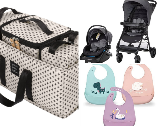 Baby essentials cover photo collage