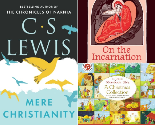 Faith, Rest & Wonder: Books to Read at Christmas & Beyond cover photo collage