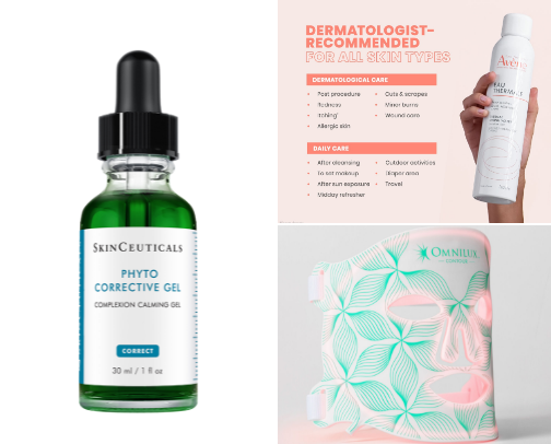 Calm It, Cover It, Heal It: The Routine for Skin That Never Gets a Break! cover photo collage