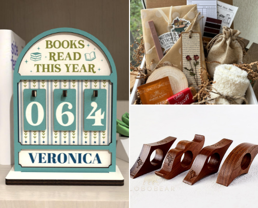 Gift Guide for Bookworms cover photo collage