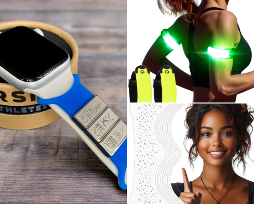 Not a necessity, but cute running things I love! cover photo collage