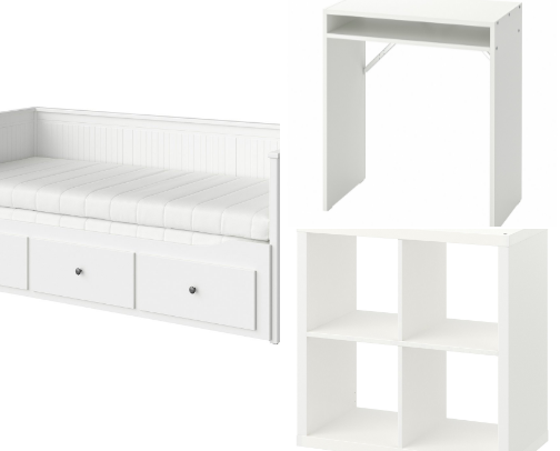 I did all the work in one place so you don’t have to – IKEA had everything I needed to complete my whole bedroom, affordably and in style!
❤️ cover photo collage