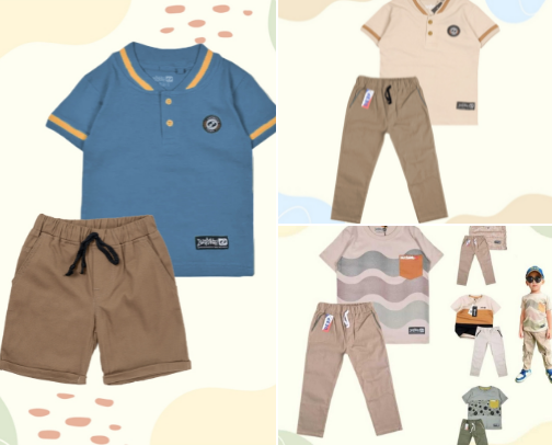 Kaos distro for kids cover photo collage