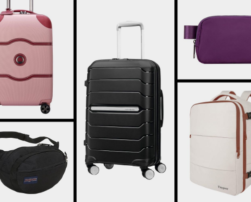 Traveling bag for men ang women. cover photo collage