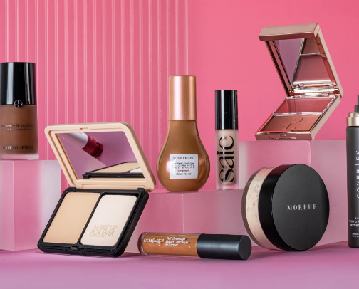 Makeup, Lace Wigs, Toupees & Hair Extensions cover photo collage