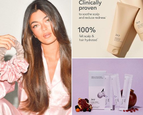 products for healthy hair cover photo collage