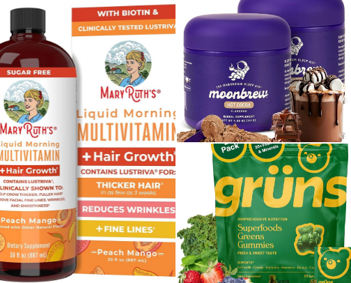 Supplements, Natural Sleep Aids & More cover photo collage