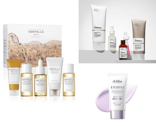 My favorite beauty & Top beauty skin Care
Serums + Suncreen ♥️ cover photo collage