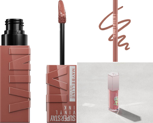 Find out the secret to perfect nude lips 🤎 cover photo collage
