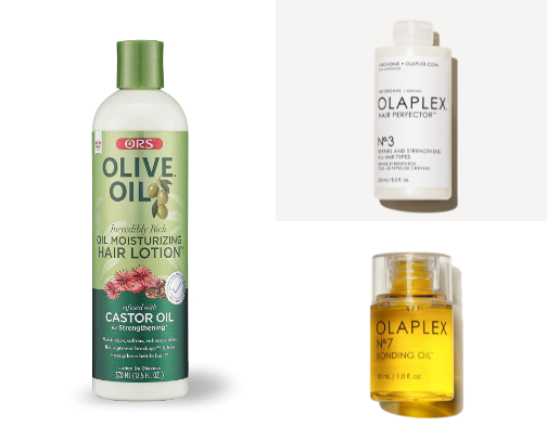 Hair products cover photo collage