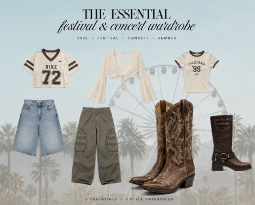 Music Festival and Concert Outfits You'll Actually Wear cover photo collage