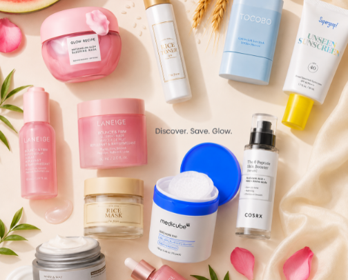MY ESSENTIAL KOREAN SKIN CARE ROUTINE FOR HYDRATED, GLOWING SKIN cover photo collage