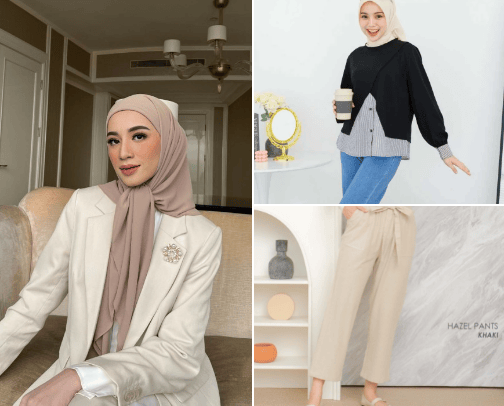 Hijab Fashion cover photo collage