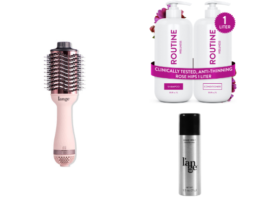 Best Hair Products and Tools for Thin Hair. cover photo collage