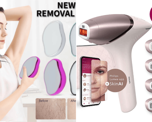 Epilator cover photo collage