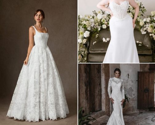 Weeding Dresses 😍 cover photo collage