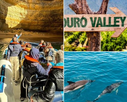 Travel to Portugal cover photo collage