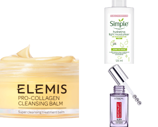 Go to skincare products 🧴 cover photo collage