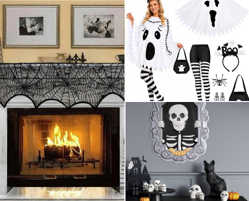 Spooky Chic: Style, Decor and Essentials cover photo collage