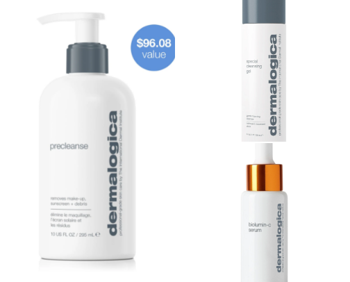 Skincare cover photo collage