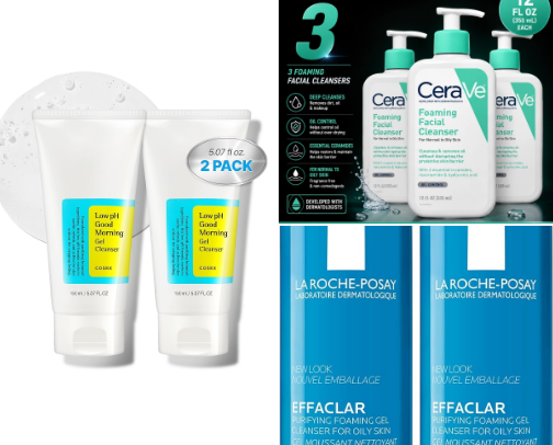 Best Amazon Skincare for Oily & Acne-Prone Skin cover photo collage