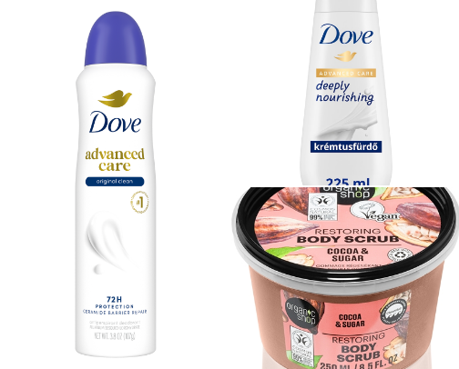 Body care cover photo collage