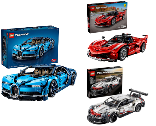 Lego Cars for adults cover photo collage