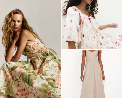 Spring dresses for this season. cover photo collage