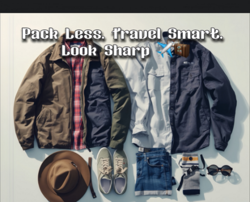 ✈️🧳 Travel-Friendly Apparel That Packs Light & Looks Sharp cover photo collage