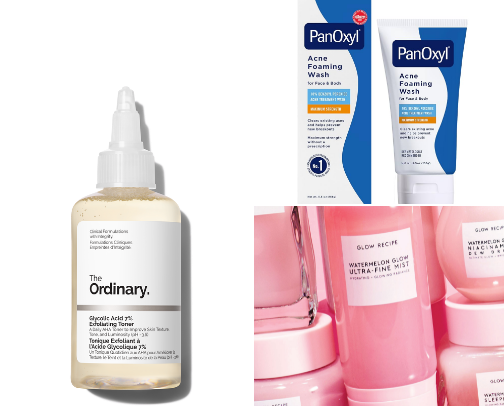 Skincare cover photo collage