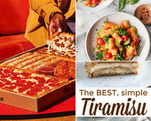 Favorite Italian Dishes cover photo collage