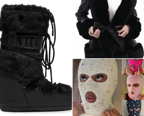 Luxury Winter Treasures: Sets, Coats, Boots, & More cover photo collage
