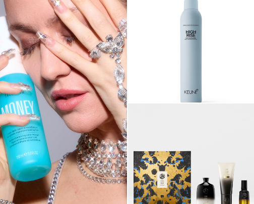 Luxurious Haircare for Vivid Colors cover photo collage