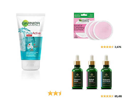 Skincare faves cover photo collage