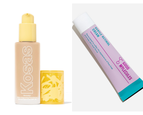 my holy grail makeup and skincare products cover photo collage