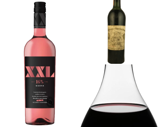 Wine list cover photo collage