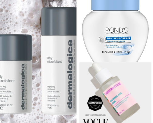 Skincare for Acne baddies cover photo collage