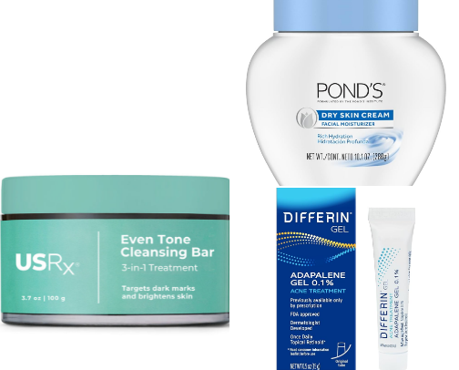 Skincare for Acne baddies cover photo collage