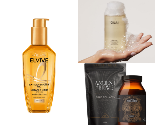 Hair that SHINES cover photo collage