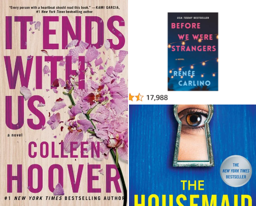 My favorite book recs cover photo collage