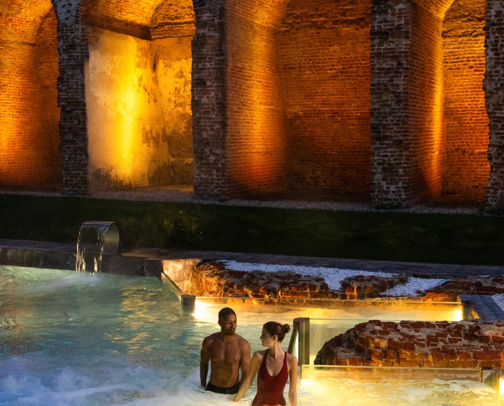 Couple travel destination for a weekend away cover photo collage