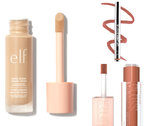 MUST NEED MAKEUP PRODUCTS FOR A SMOOTH GORGEOUS BASE!! - primer, foundation, concealer, blush, contour, bronzer, powder, and setting sprays!! cover photo collage
