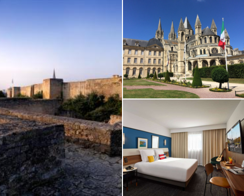 Caen, France: Quiet Streets, Castle Views & Slow French Days cover photo collage
