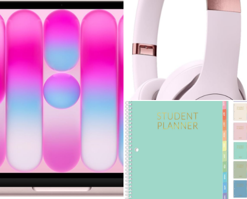 Hs/college necessities🩵 cover photo collage
